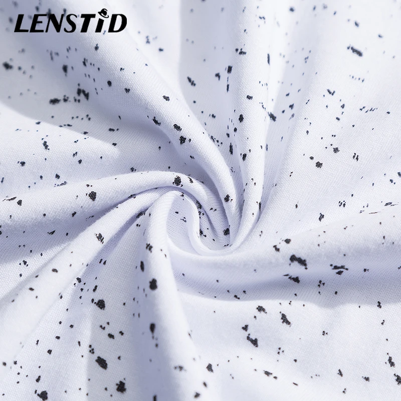 LENSTID 2019 Мужская футболка в стиле хип хоп Футболка с принтом граффити и чернилами