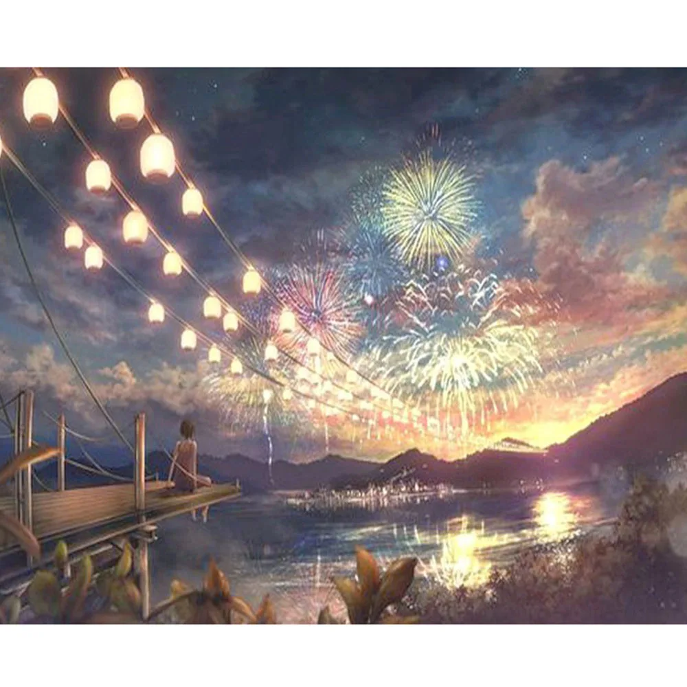 Numbered Paintings9 Пейзаж DIY краски по номерам Pintura por Numero картины по номерам Pintar por Numeros Pintura Numerada - Цвет: Numbered Paintings9