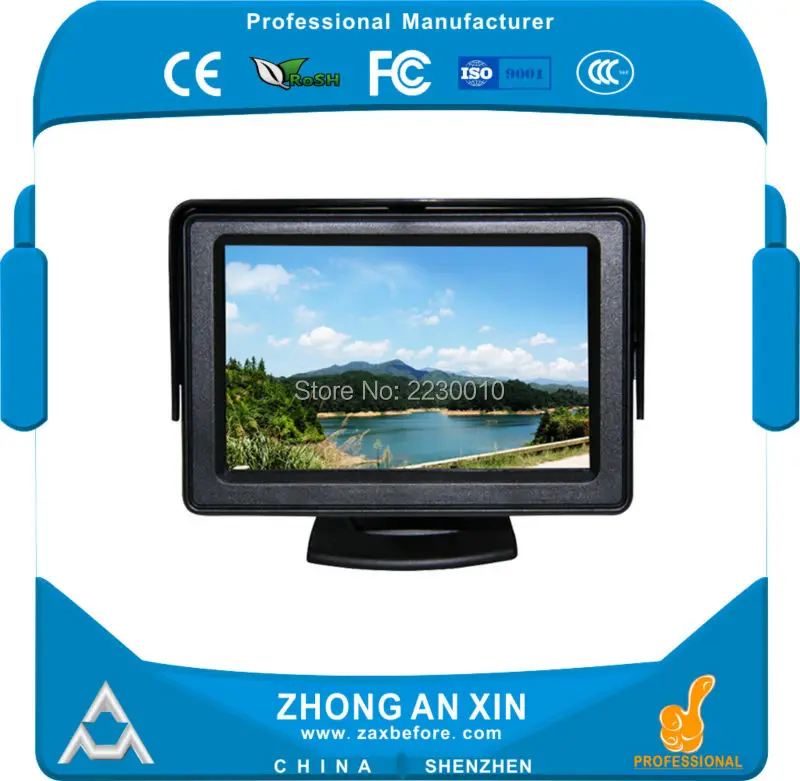 4 3 дюймовый светодиодный экран монитор для автомобиля | Безопасность и защита