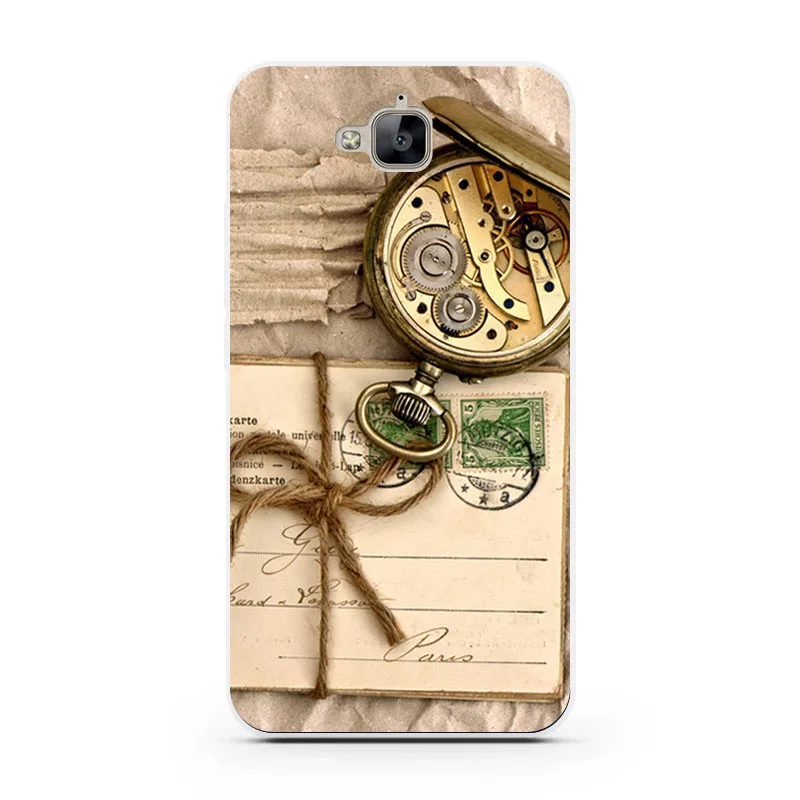 huawei y6 pro Case Silicon Antique map Painting Soft TPU Back Cover for Phone Protect shell |