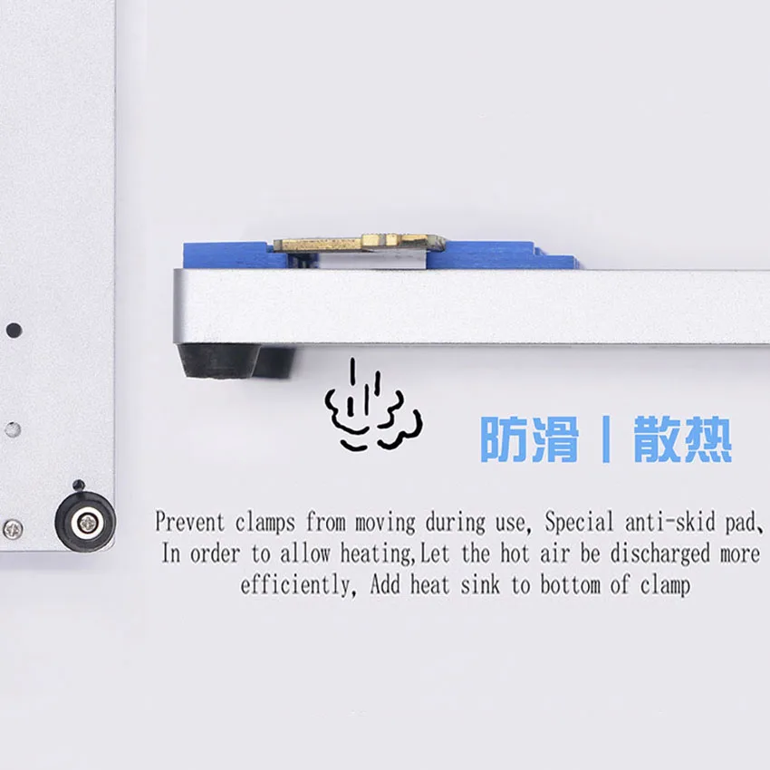 MJ K22 универсальная печатная плата BGA приспособление для iphone samsuang huawei чип рассеивания тепла противоскользящая база фиксированный зажим