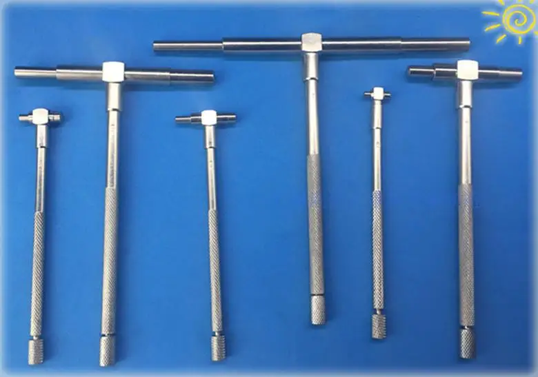 8-150mm (5/16 &quot-6&quot) Telescoping Gauge set 6pcs/set internal gauge Hole Gauges for Quick inside measurements of holes | Инструменты