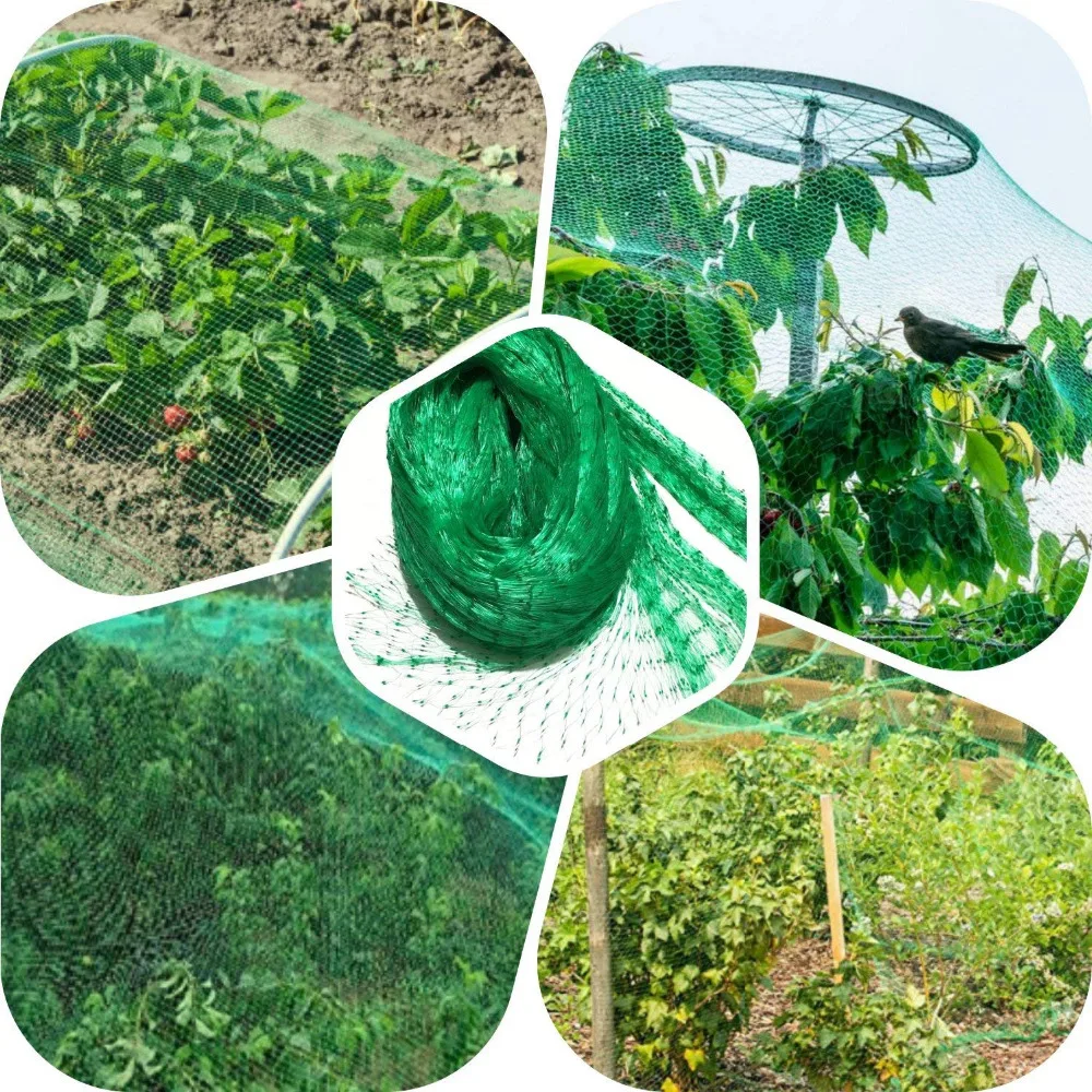 

Anti Bird Netting Plastic Pond Fruit Tree Vegetables Net Protection Crops Flower Garden Mesh Protect Mosquito Pest Netting