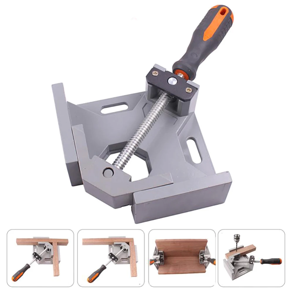 

Single Handle 90 Degree Angle 2-Axis Fixture Clamp Adjustable Corner Vise