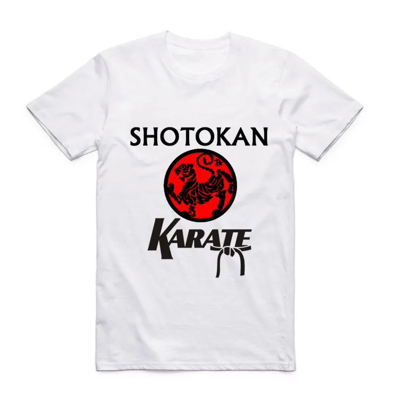 Мужская футболка Каратэ с круглым вырезом и короткими рукавами летняя японская