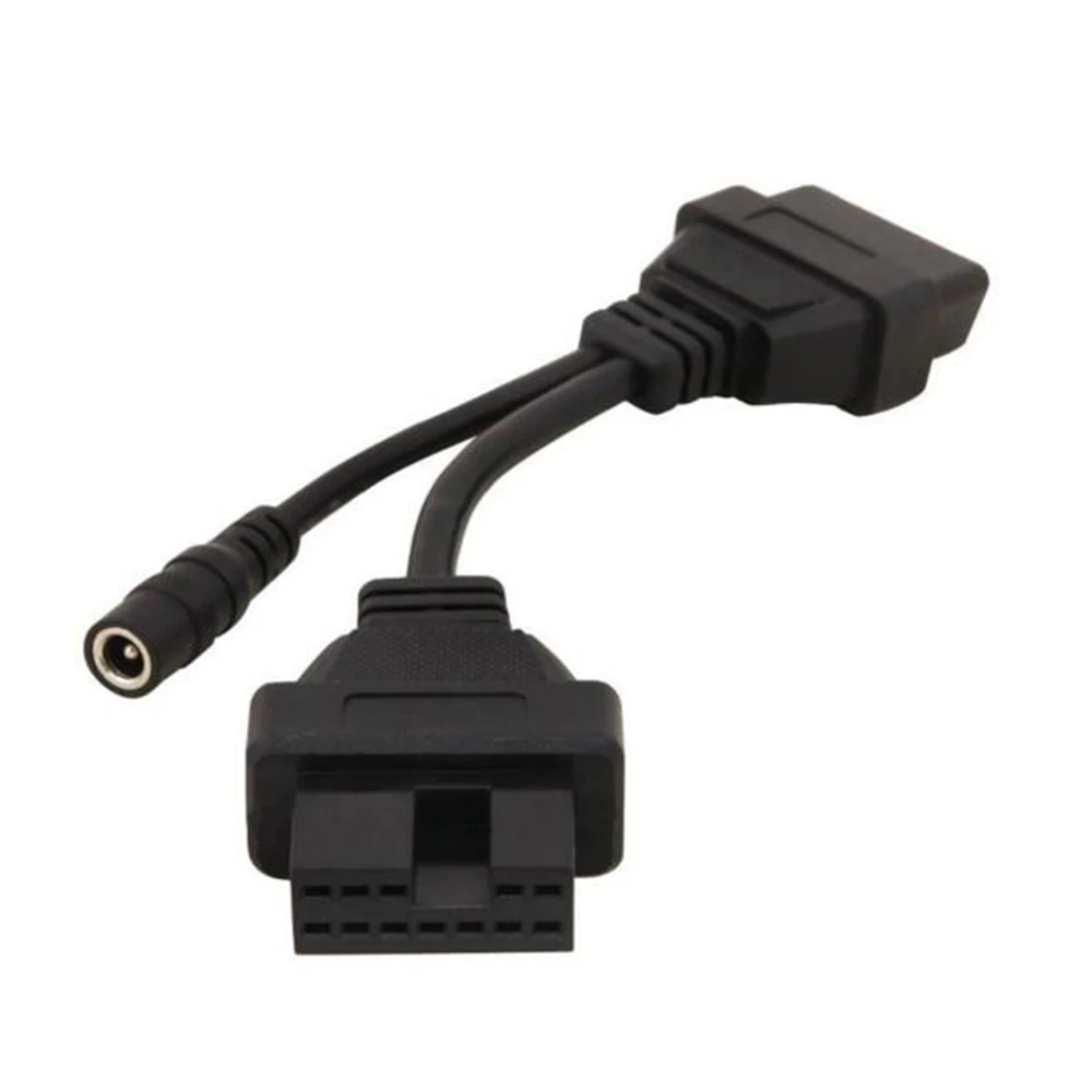 KWOKKER работает для Mitsubishi 12 Pin к 16 OBD 2 диагностический инструмент адаптер