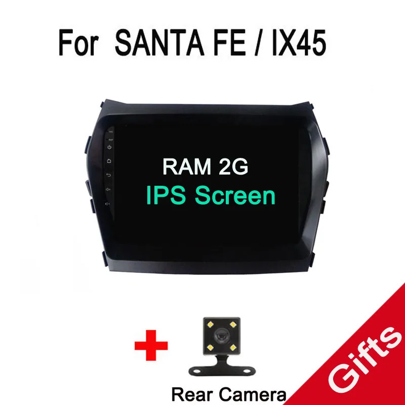 Octa Core Android Fit hyundai santa fe/ix45 2013 2014 2015 2016 автомобильный DVD плеер навигация GPS радио|gps
