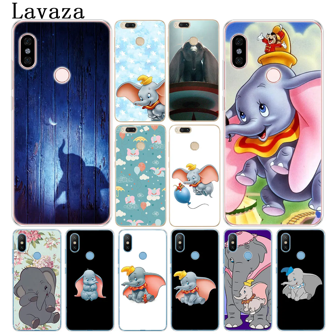 Милый Забавный жесткий чехол для телефона Lavaza Dumbo elephant Xiaomi Redmi K20 8A 7A 6A Note 8 8T 7 5 6 Pro 4