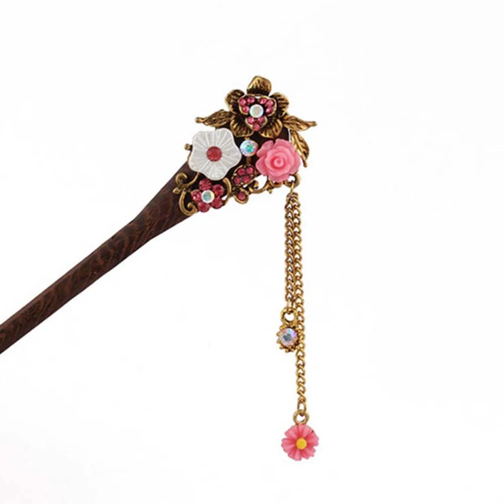 1 шт. винтажная деревянная заколка для волос модная высокое качество ручная