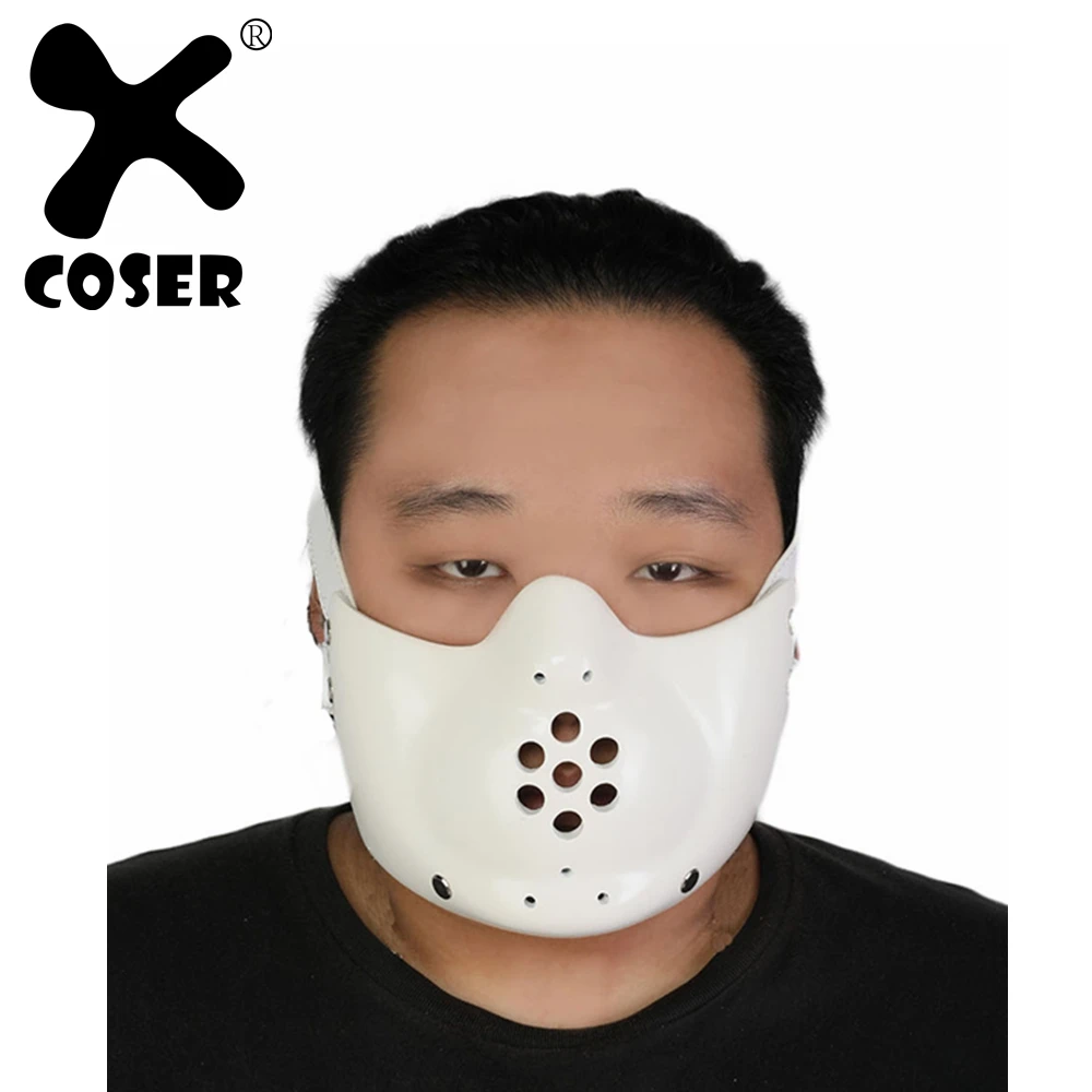 XCOSER тишина ягнята Ганнибал Сезон 3 Косплей белая мягкая Смола маска на Хеллоуин
