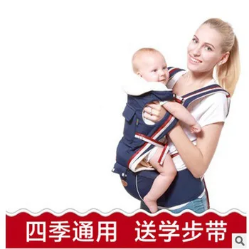 3 в 1 Mei Tai Сумка-кенгуру с вышитым цветочным узором для новорожденных; слинг с запахом спереди и сзади для детей