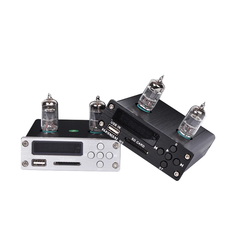 PJ.MIAOLAI M5 HIFI 6J1 трубчатый Предварительный усилитель MP3 аудио музыкальный плеер без