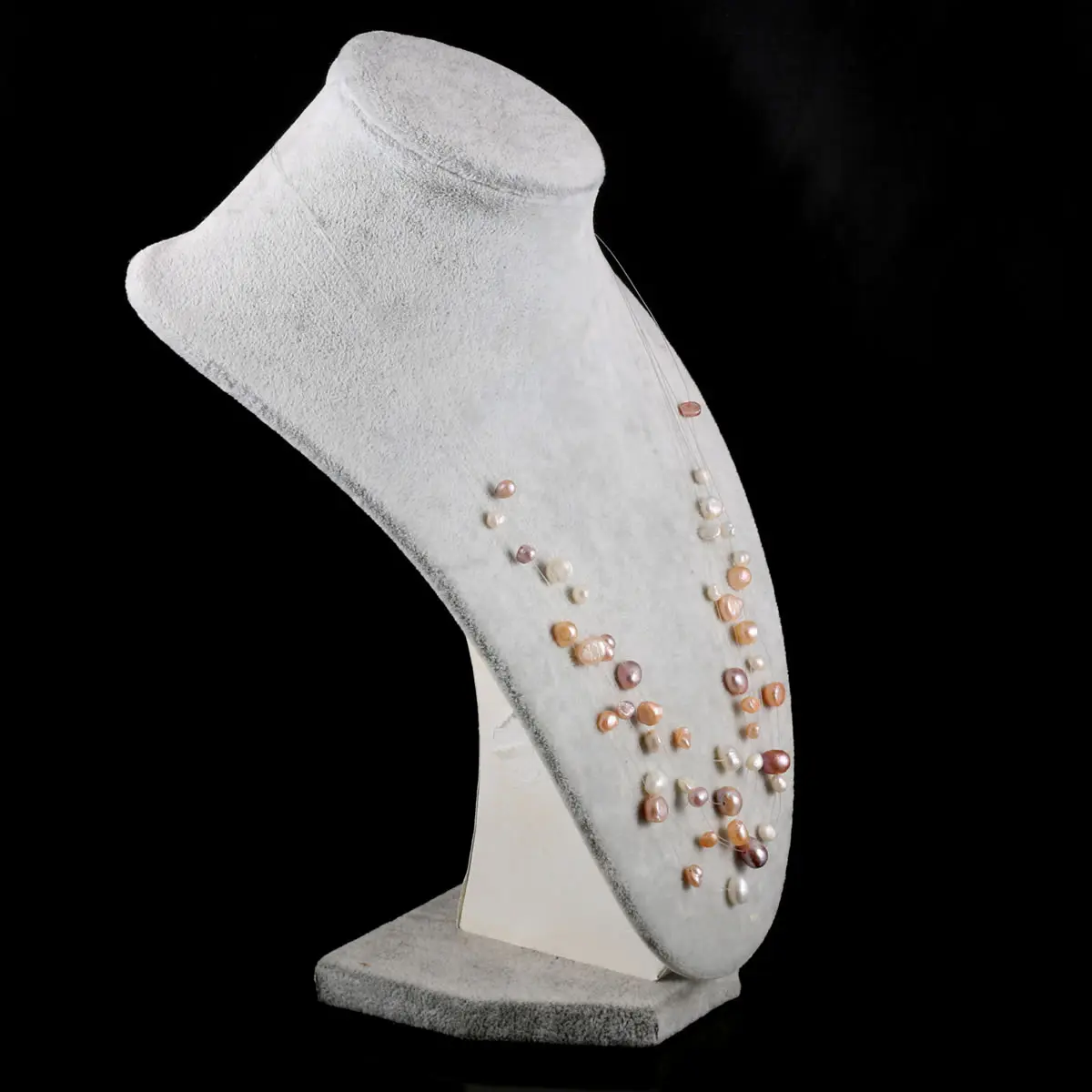 Многослойное ожерелье с полупрозрачным жемчугом модное опт и розница | Украшения