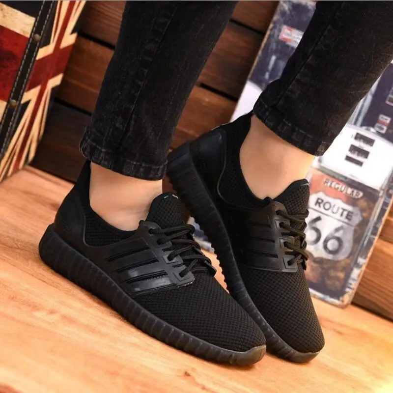 New Mesh Men Casual Shoes Lace-up Lightweight Comfortable Breathable Walking Sneakers Tenis Feminino Zapatos | Обувь