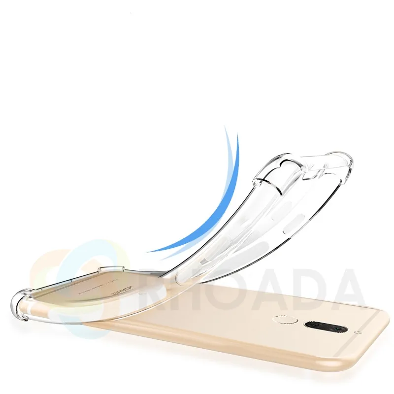 Мягкая кожа Гибкая бампер ясности TPU чехол для huawei Nova 2i прозрачные мягкие