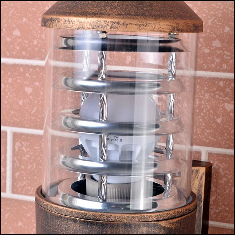 LED Waterproof Outdoor Wall Lamp European Aluminum Tube Porch lights |