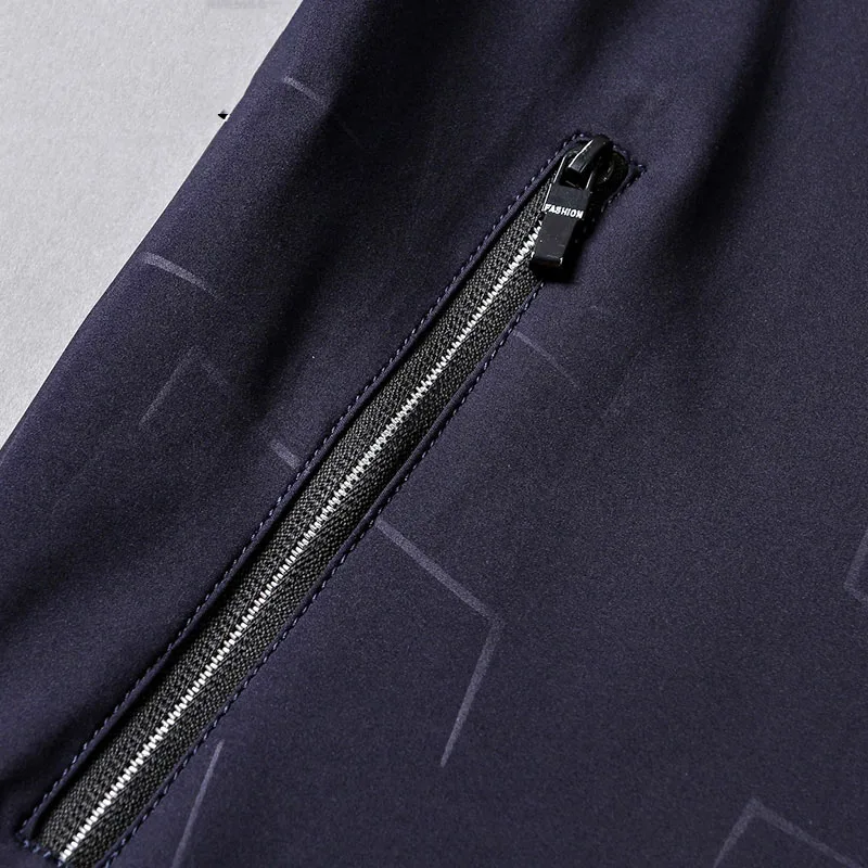 

New fashion 2019 spring autumn baseball style jacket men pattern print loose fit thin coat outerwear