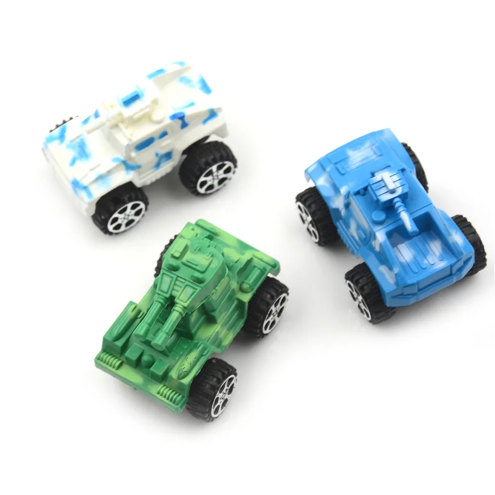 Детская пластиковая головоломка потяните назад автомобиль Diecasts военные войны