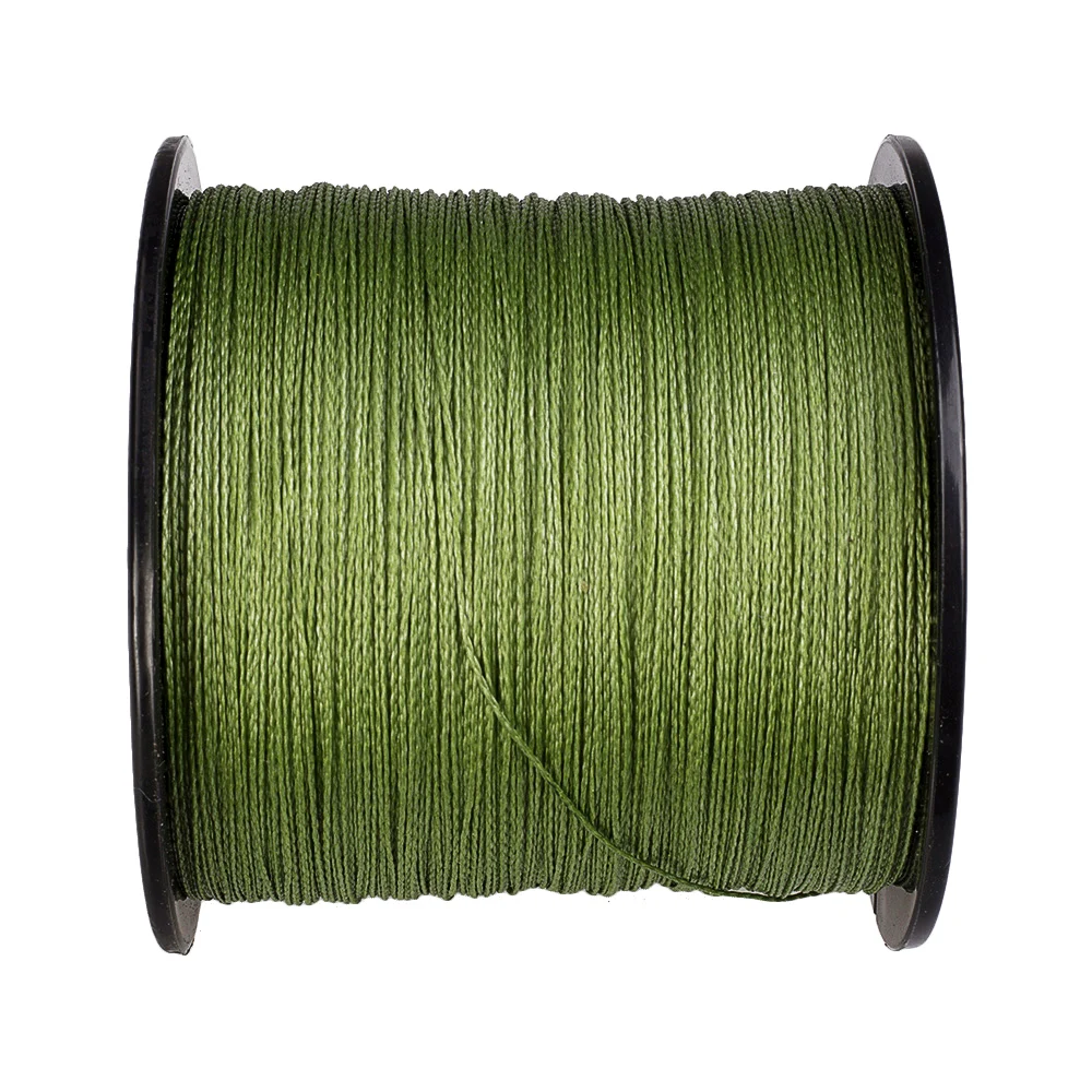 Hercules Army Green PE 100M 300M 500M 1000M 1500M 2000M 4-жильная плетеная леска для ловли карпа