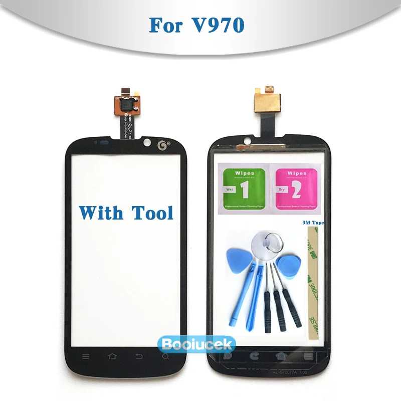 Замена высокого качества 4 3 &quotдля ZTE X3G V970 V970M сенсорный экран дигитайзер Датчик