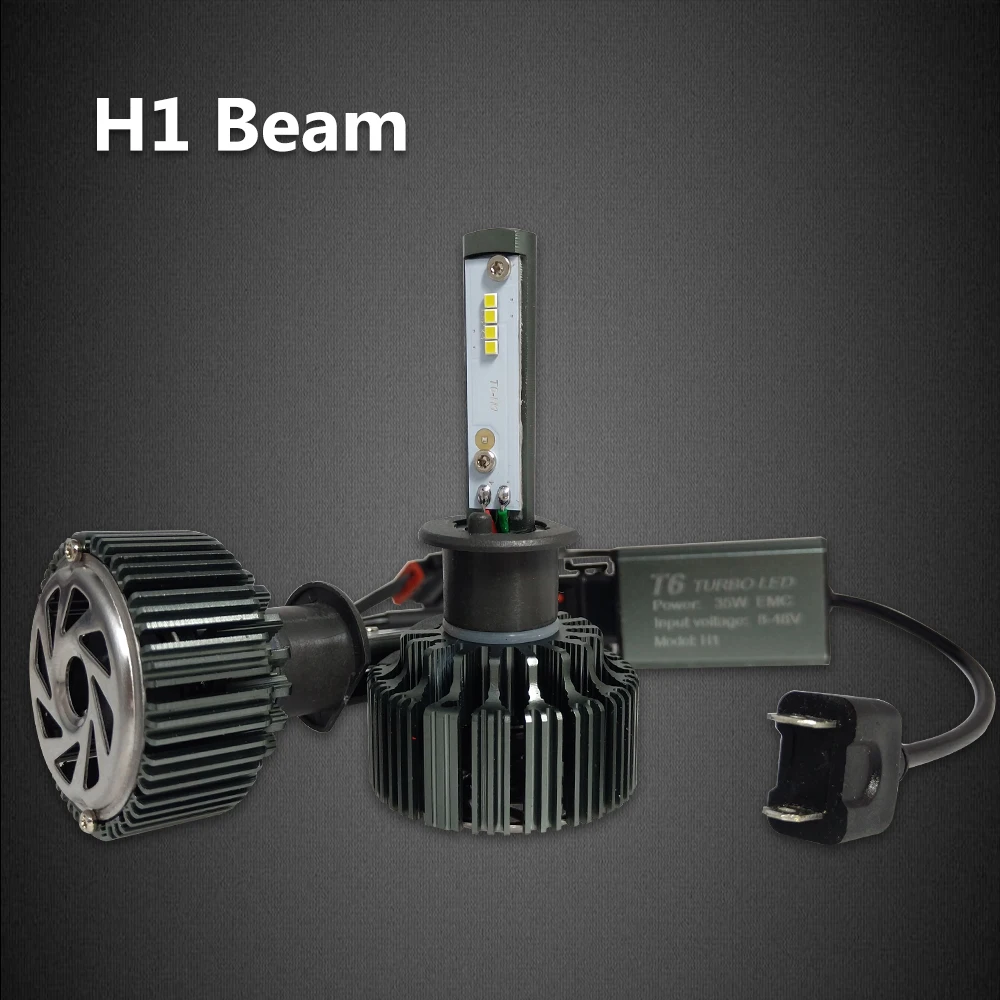 CNSUNNYLIGHT H7 H4 H11 Светодиодный H13 9005/HB3 9006/HB4 H1 комплект автомобильных фар 6000K лампы CSP Авто Передние H3 880/881 H8 противотуманные фары с вентилятором