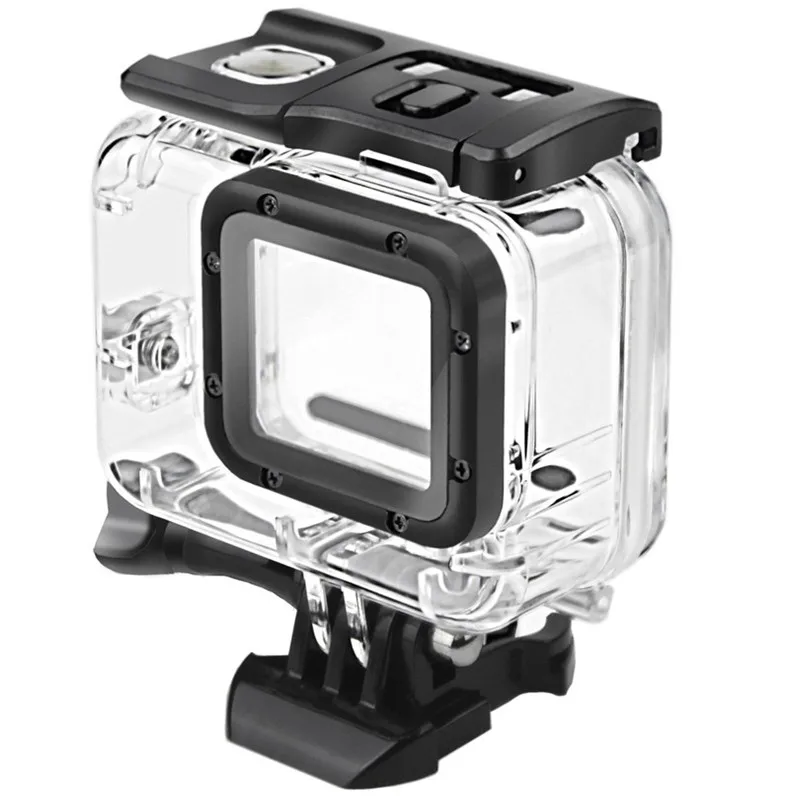 Водонепроницаемый корпус для GoPro HERO /7/6, Черный Защитный Чехол 45 м для подводного погружения, аксессуары для экшн-камеры Go Pro