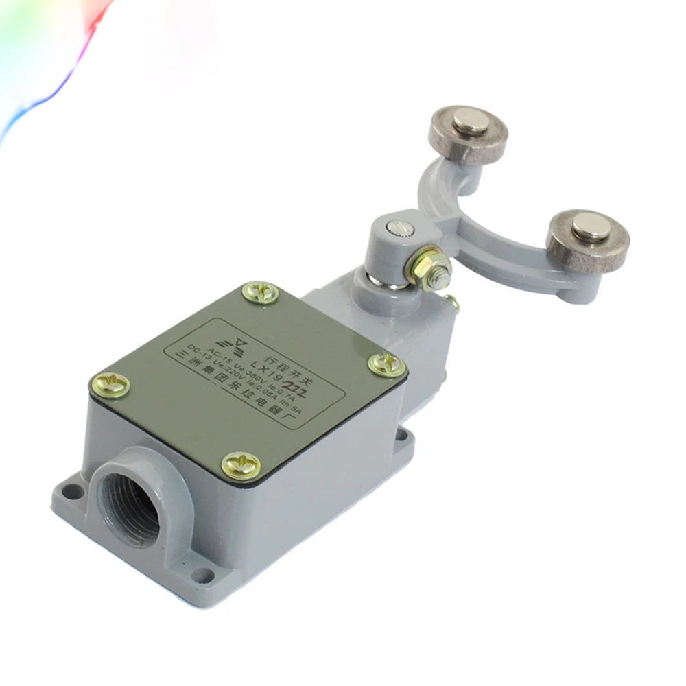 1NO 1NC SPDT двойной роторный рычажный концевой выключатель 0.08A 220VDC 0.7A
