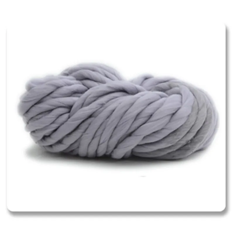 Grey1 Горячая Распродажа, 1 шт./пакет, несколько цветов, шерстяная пряжа для вязания, шерсть ручной работы, Вязаный рождественский подарок, шляпа своими руками, одеяло, шарф, носки - Цвет: Grey1
