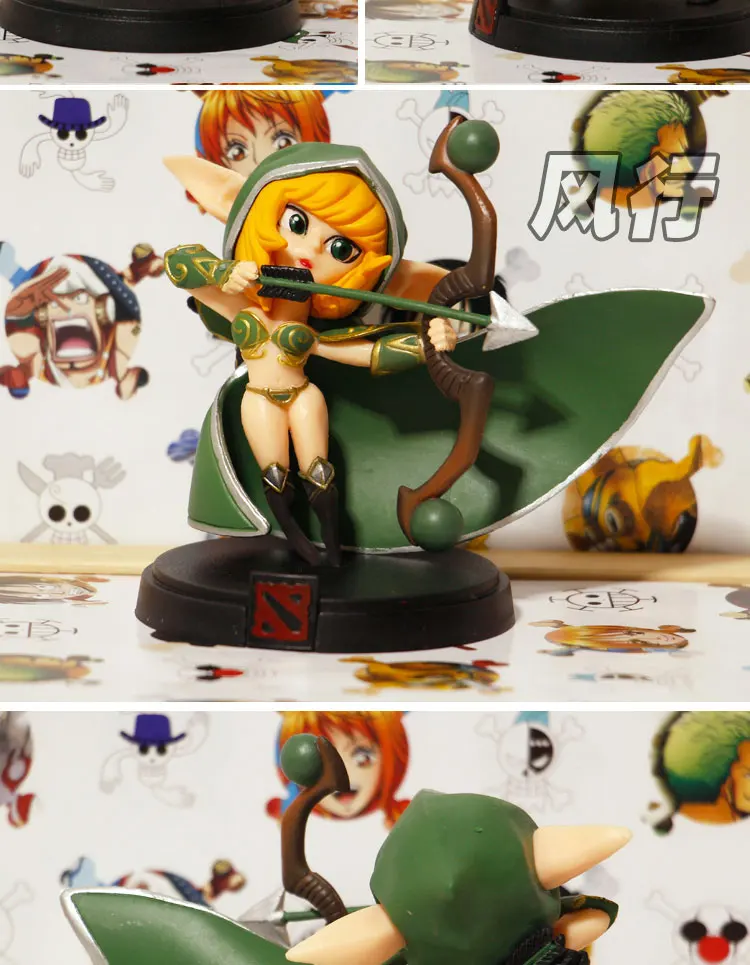 WOW все стили DOTA 2 игровая фигурка кункка Лина пудж королева Tidehunter CM FV ПВХ Фигурки Коллекция dota2 игрушки