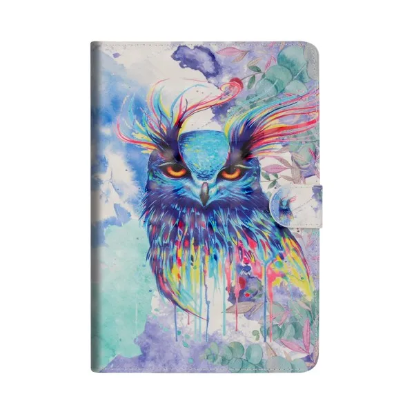 owl case Чехол с животными для huawei Mediapad T3 10 9,6 AGS-L09, AGS-L03, чехол для AGS-W09, чехол из искусственной кожи, умный противоударный Чехол+ пленка+ ручка - Цвет: owl case