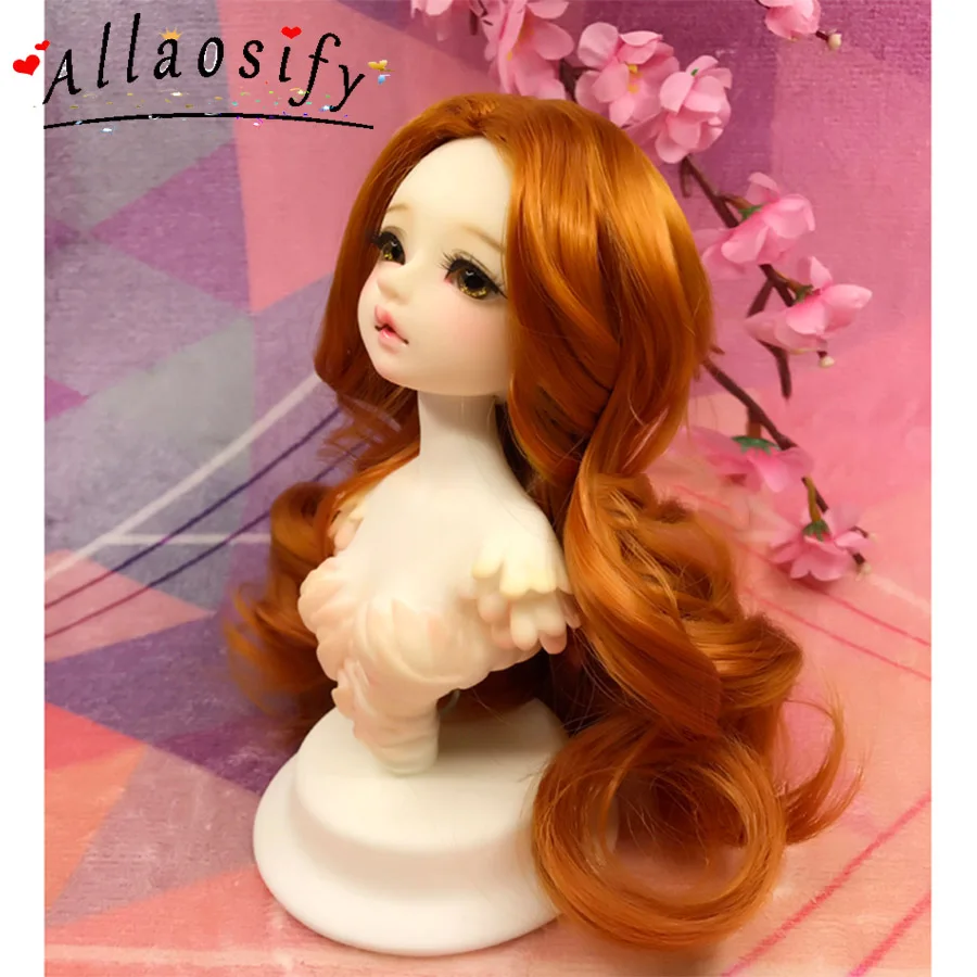 Allaosify 1/3 1/4 1/6 1/8 BJD волос мульти Цвет SD кукла парик|Куклы| |
