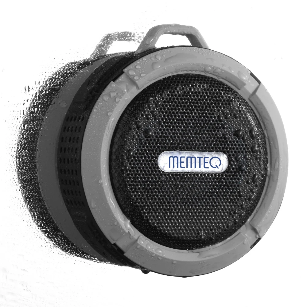 MEMTEQ водонепроницаемый беспроводной Bluetooth Душ стерео динамик Handsfree всасывающий