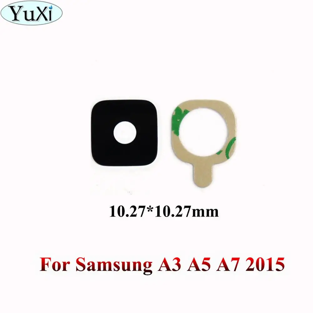 A3 A5 A7 2015 Юйси для samsung Galaxy A3 A5 A7 A310 A6 A8 плюс A8 A9 звезда C5 C7 C9 Pro Камера кольцо объектива Стекло+ Стикеры - Цвет: A3 A5 A7 2015