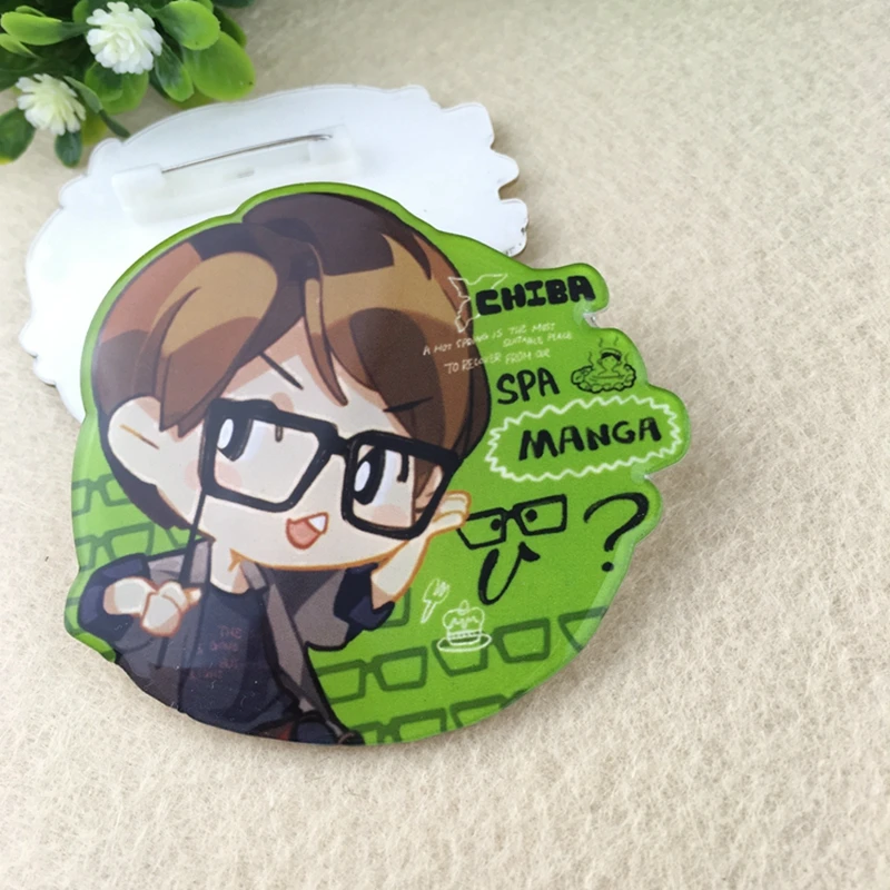 10 шт. Пользовательский логотип любой формы круглая кнопка держатель значка с