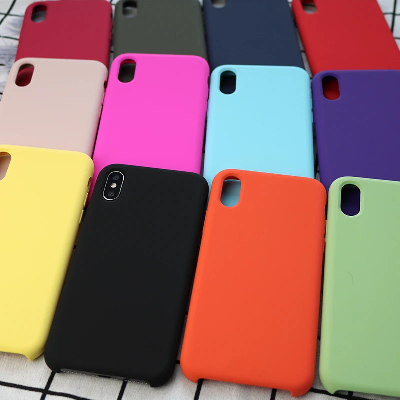 Оригинальные официальные Чехлы NEWISDOM для iphone X силиконовый чехол apple Phone 7/8 plus