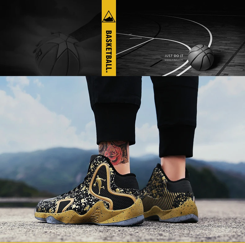 Мужские ботинки с высоким берцем Jordan Баскетбольная обувь Для Мужчин's амортизацию свет Баскетбольные Кроссовки противоскользящие дышащие, для активного отдыха и спорта Спортивная обувь Jordan;