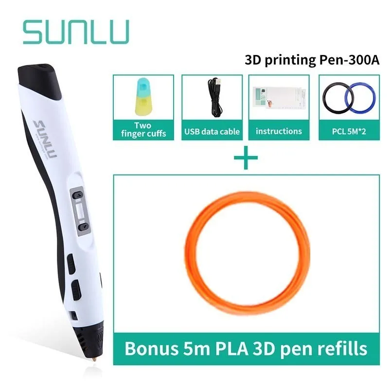 SL-300A 3D печать Ручка Поддержка PLA/ABS/PCL нити низкой температуры 3D Ручка коробка набор лучший подарок для детей