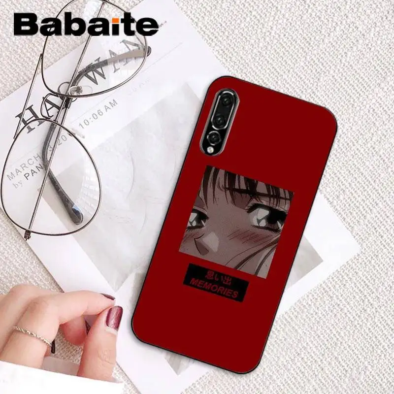 Мягкий чехол для телефона Babaite с красивыми мультяшными глазами из Аниме Девушки