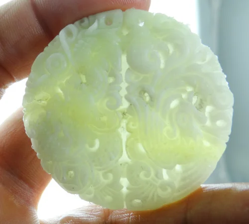 Натуральный камень кварц авантюрин китайский ручной работы подвеска с драконом