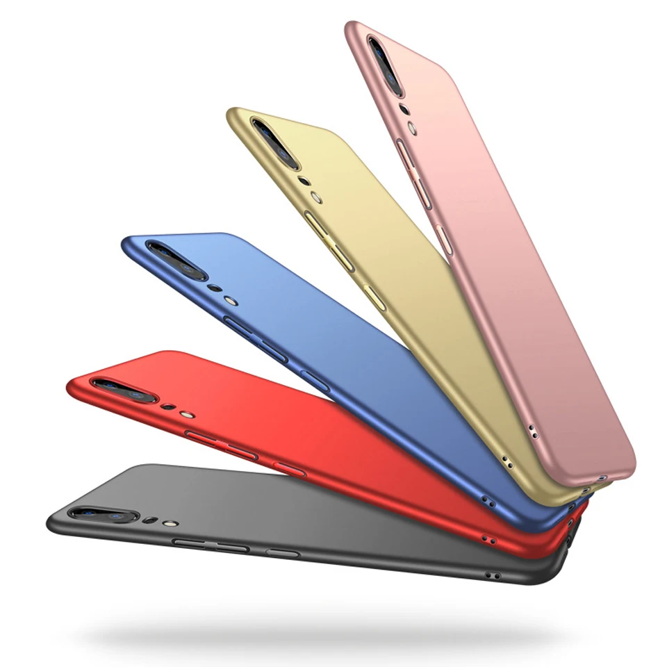 Пластик Матовая Жесткий чехол для huawei P20 Lite крышка Коврики 20 10 9 P10 P9 P8 2017 Honor 6A 7A 7C 6X