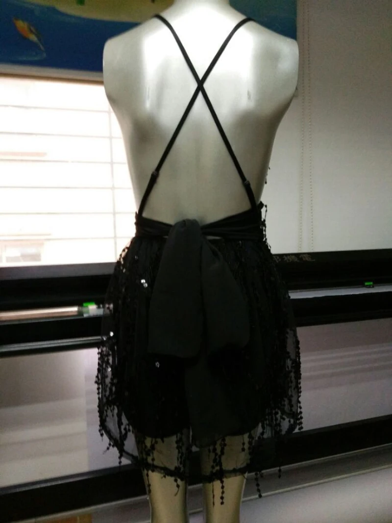 2019 Summer Fashion Women Sequin Dress Sexy Deep V Collar Backless Sleeveless Spaghetti Strap Female Party Short 0002 | Женская одежда