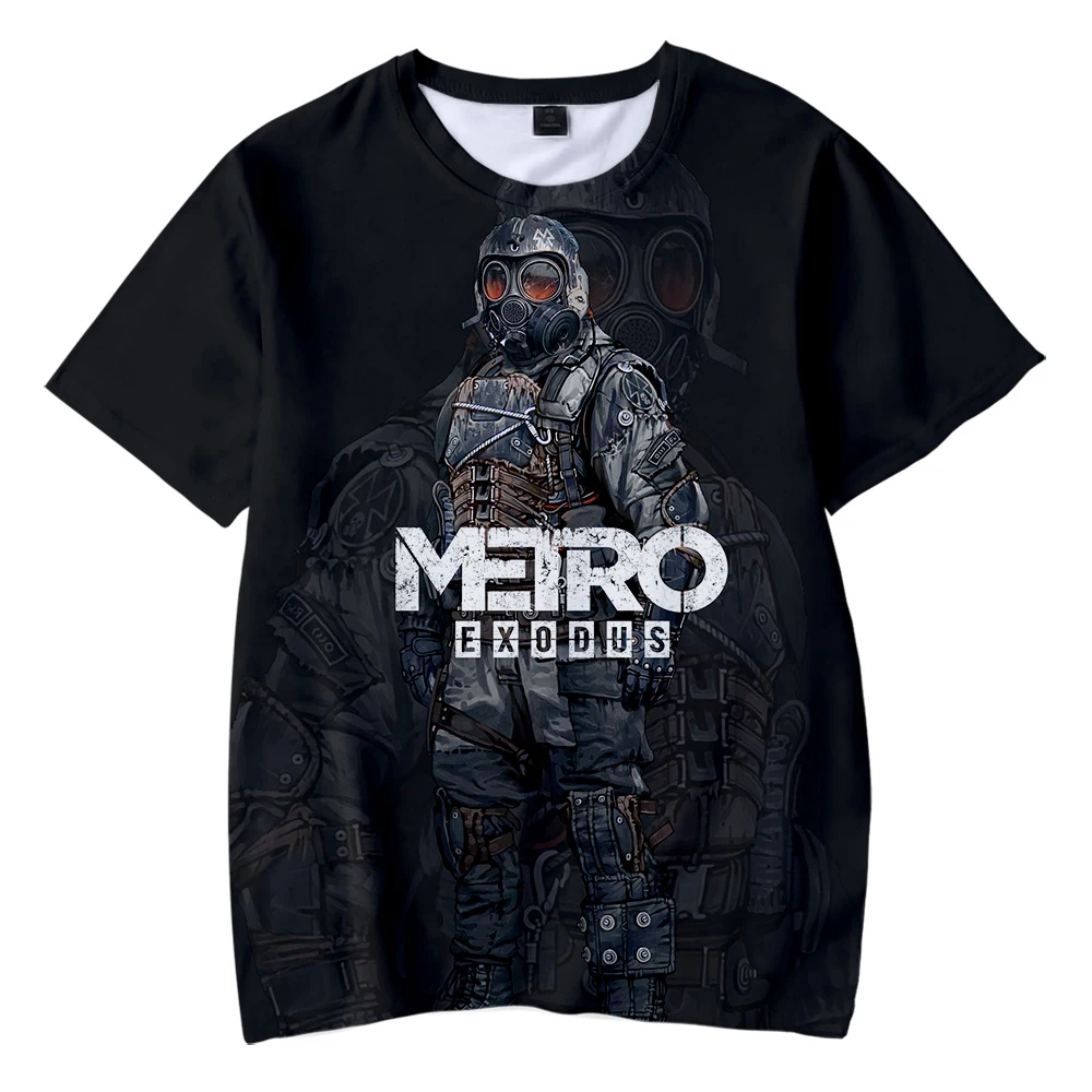 Футболка Metro Exodus детская с 3D принтом модная рубашка коротким рукавом