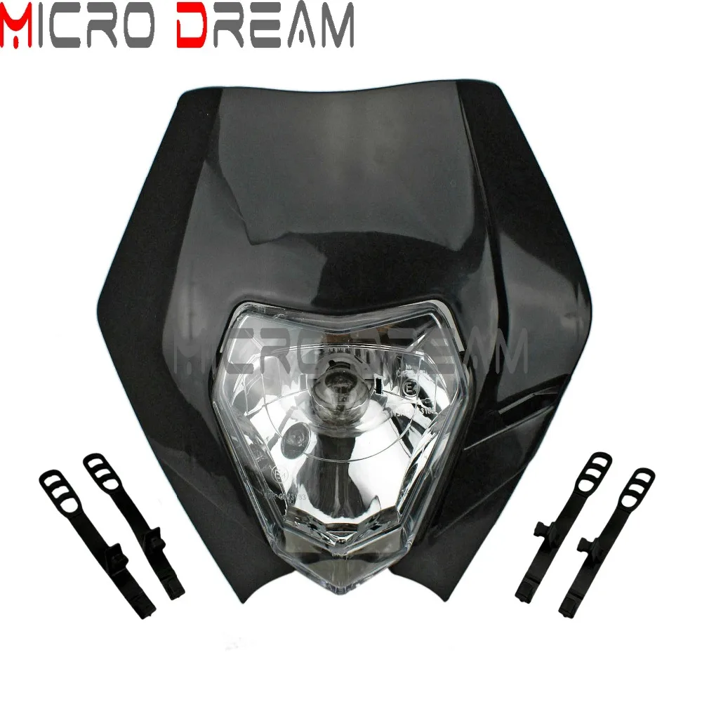 Мотокросс 12V 35W головной обтекатель Универсальный Байк E4 Emark фары для Yamaha Сузуки