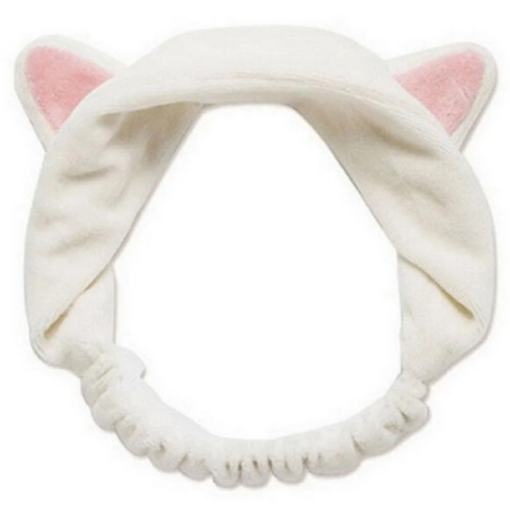 Кошачьими ушками повязки для женщин Hairband головной убор повязка на голову головные уборы орнамент брелок аксессуары для волос Макияж тоже