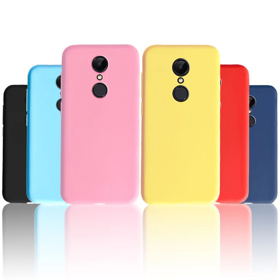 Чехлы для телефонов Xiaomi Redmi 5 новый тонкий матовый Мягкий силиконовый чехол из ТПУ