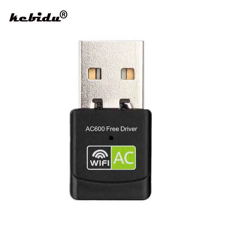 Беспроводная сетевая карта kebidu 600 Мбит/с USB Wifi адаптер приемник 2 4 + 5 ГГц 802.11n/g/b для