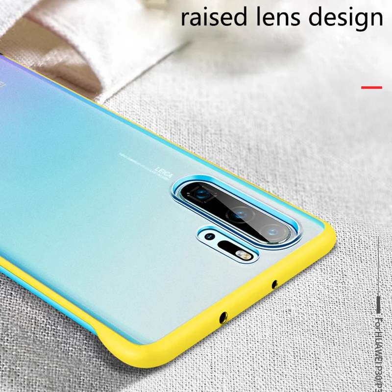 P30 Бескаркасный чехол для huawei P20 Pro Чехол s ультра тонкий жесткий матовый