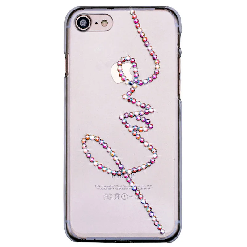 Diamond Bling Case For iPhone 6 6s 7 8 Plus X XR XS Max 3D DIY Phone Cover for 5 5S SE 4 4S Luxury Transparent |