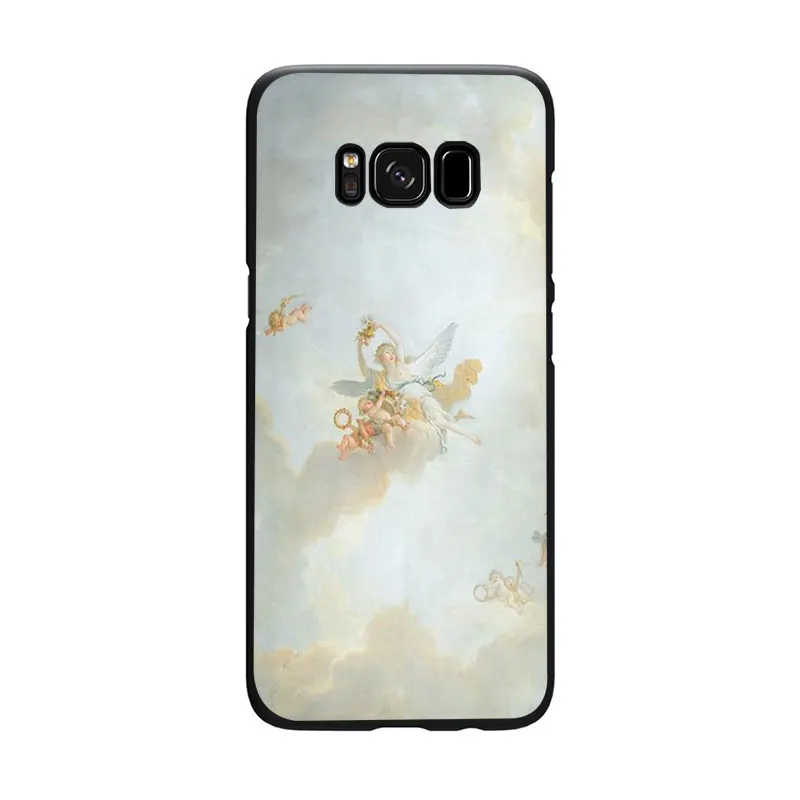 Renaissance angels Novelty Fundas Soft Phone Cover Case For Samsung Galaxy M10 20 30 S6 7 Edge S8 9 10 Plus Note 10 8 9 - Цвет: B2