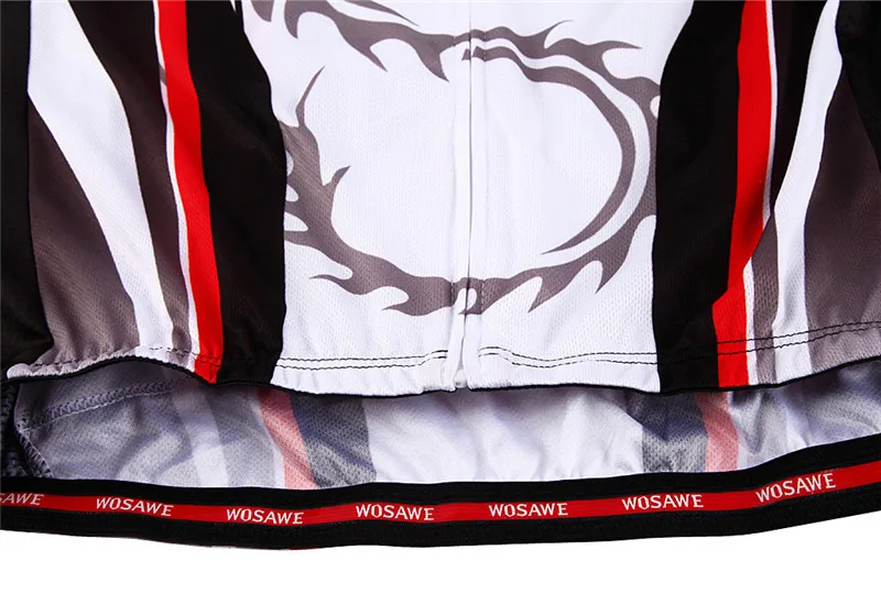 WOSAWE Dragon футболка для велоспорта с коротким рукавом гоночная рубашка велосипеда